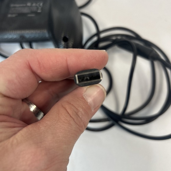 Official Microsoft XBox 360/PC Wired USB Black Controller Tested 1414135-02 - Picture 5 of 6